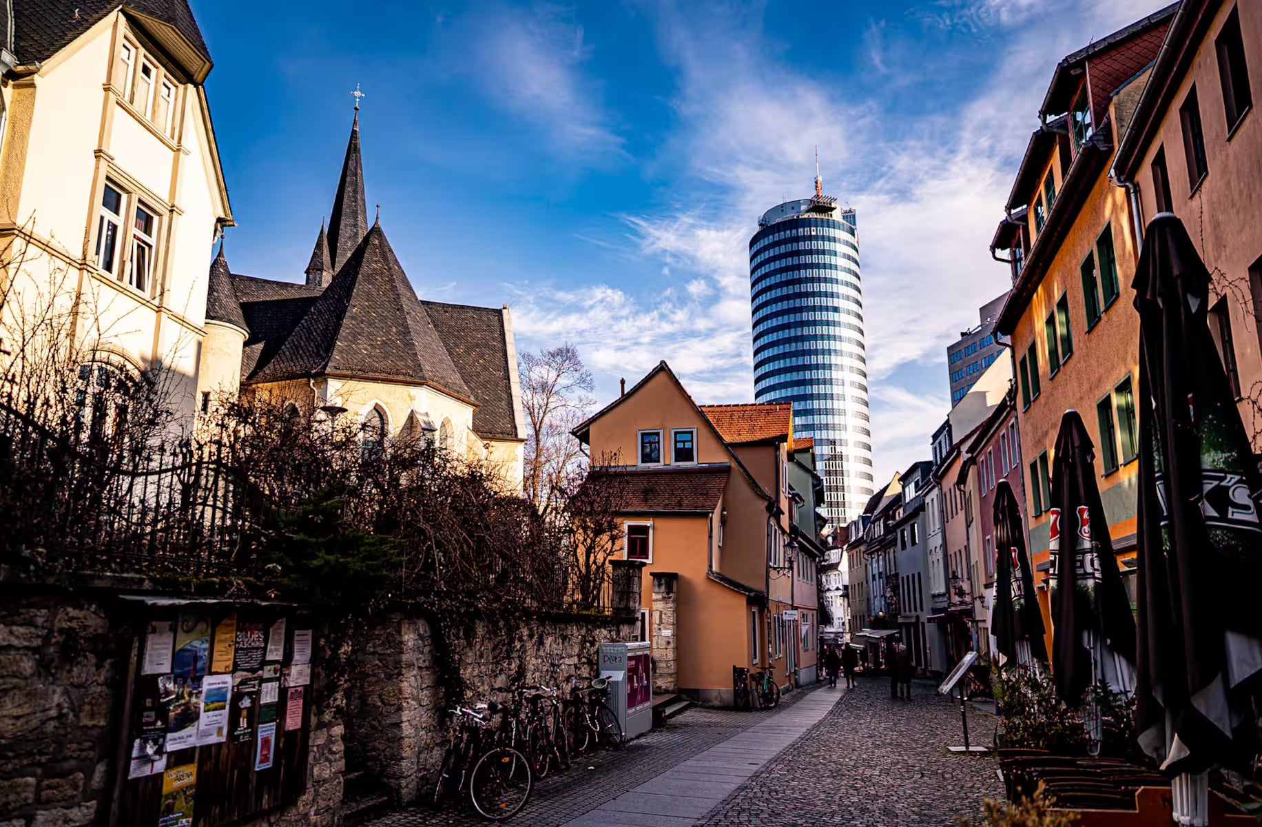 Die Wagnergasse in Jena – Station im Stadtspiel Urban Puzzle Jena