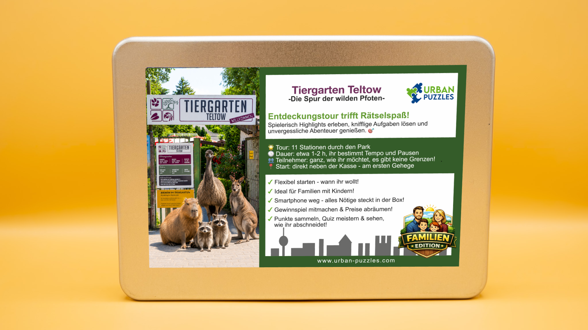 Tiergarten Teltow - Die Spur der wilden Pfoten